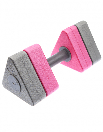Аквафитнес тренажер Dumbells Triangle Bar Float Аквафитнес тренажер Dumbells Triangle Bar FloatАквафитнес<br>Гантели треугольные с упехом используются для занятий аквафитнессом и аквааэробикой . Тренинг с аквагантелями позволяет развивать координацию и выносливость. Данная модель имеет возможность изменять степень нагрузки с помощью съемных дисков гантели. Так же можно изменять степень нагрузки изменяя положение поплавков. Материал из которого изготовлены гантели обеспечивает максимальную устойчивость к повреждениям и водонепроницаемость. Длина ручки 11 см, сторона треугольника 14,5 см, длина гантели 31 см.<br><br>Размер: None<br>Цвет: Серый