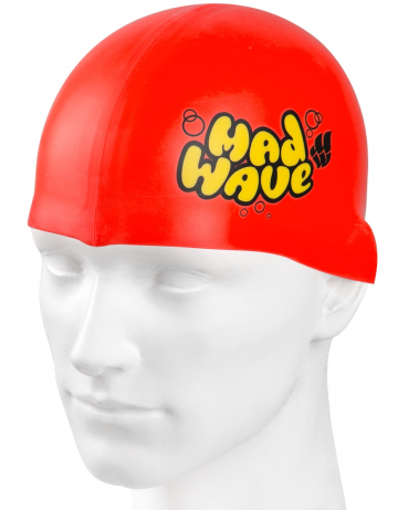 Силиконовая шапочка для плавания Silicone Junior Solid Силиконовая шапочка для плавания Silicone Junior SolidСиликоновые шапочки<br>Силиконовая шапочка Mad Wave Silicone Junior Solid - детская модель шапочки с логотипом Mad Wave, сделана из качественного силикона и подходит для всех видов занятий плаванием. Силикон - гипоаллергенный материал, не вызывает зуда и раздражения, а это особенно важно для чувствительной детской кожи. Модель имеет яркие расцветки, которые вызывают положительные эмоции у ребенка и делают его заметным на воде издалека.<br><br>Цвет: Красный