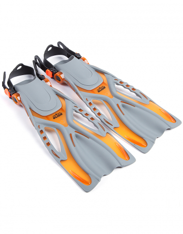 Ласты для дайвинга и сноркелинга Glide junior Ласты для дайвинга и сноркелинга Glide juniorЛасты<br>Юниорские ласты для сноркеллинга и дайвинга с тонельным эффектом.<br><br>Размер RU: 32-37<br>Цвет: Оранжевый
