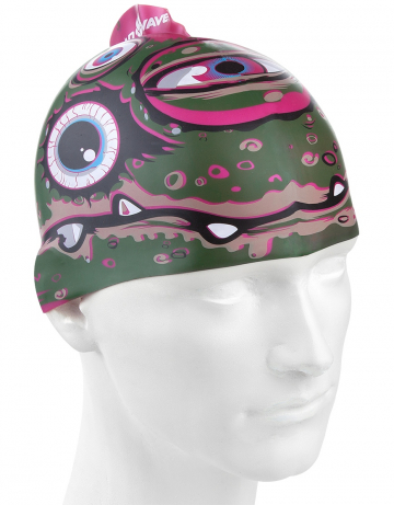 Силиконовая шапочка для плавания Printed Junior with fin MONSRTA Силиконовая шапочка для плавания Printed Junior with fin MONSRTAСиликоновые шапочки<br>Детская силиконовая шапочка c рисунком и плавником<br><br>Размер: None<br>Цвет: Фиолетовый