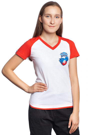 Спортивная футболка MW Challenge Women Спортивная футболка MW Challenge WomenФутболки<br>Женская футболка с коротким рукавом. V - образный вырез горловины. Приталенный силуэт.<br><br>Размер INT: L<br>Цвет: Красный