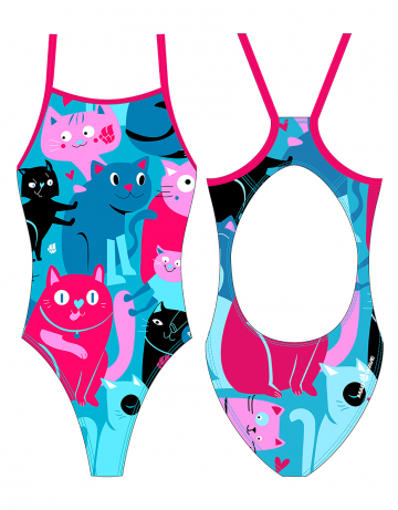 Детский купальник KITTY Детский купальник KITTYДетские купальники<br><br><br>Размер INT: XXS<br>Цвет: Голубой