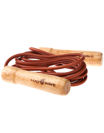 Скакалка с деревянными ручками Wooden Skip Rope with leather cord
