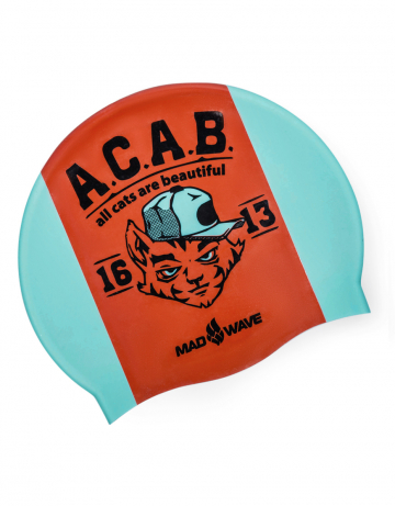 

Силиконовая шапочка для плавания A.C.A.B.