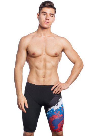 

Мужские плавки джаммеры для плавания Russian team, Черный, Мужские плавки джаммеры для плавания Russian team