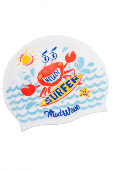 Юниорская силиконовая шапочка SURFER
