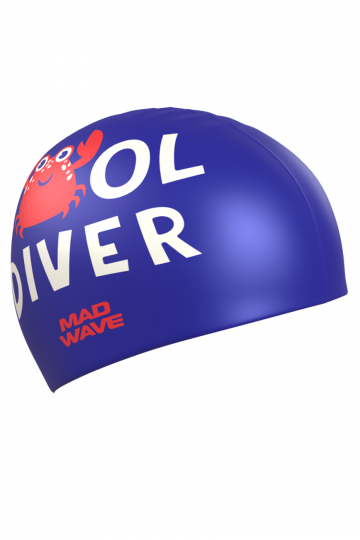 Юниорская силиконовая шапочка Cool diver