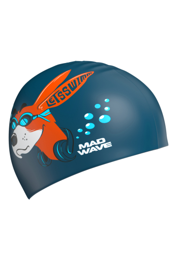 

Силиконовая шапочка для плавания Dog with goggles, Темно-синий, Силиконовая шапочка для плавания Dog with goggles