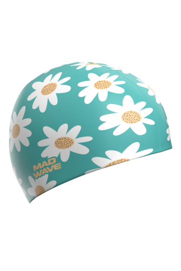 

Силиконовая шапочка для плавания Daisies, Голубой, Силиконовая шапочка для плавания Daisies