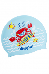 Юниорская силиконовая шапочка Surfer