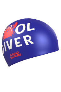 Юниорская силиконовая шапочка Cool diver