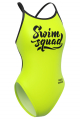 Купальники спортивные однотонные (женщины) Swim squad PBT