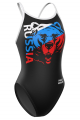 Купальники спортивные принтованные (юниоры) Flare junior PBT I8