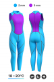 Костюмы неопреновые DSSS (женские) OPNWTR Hydrostar DSSS LGJ women